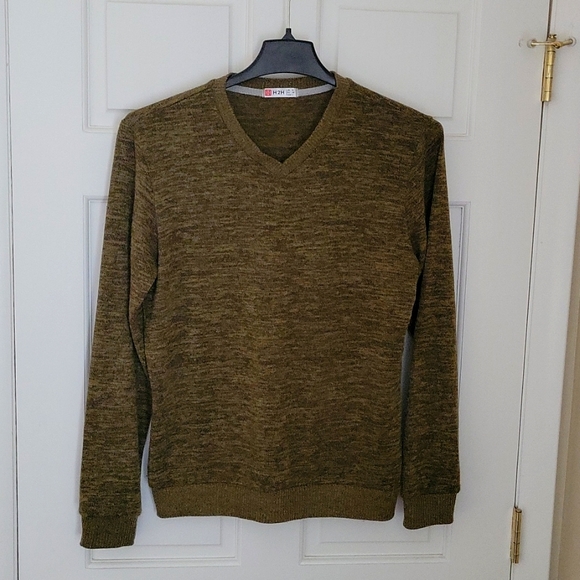 H2H Men's V-Neck Sweater - Picture 1 of 7